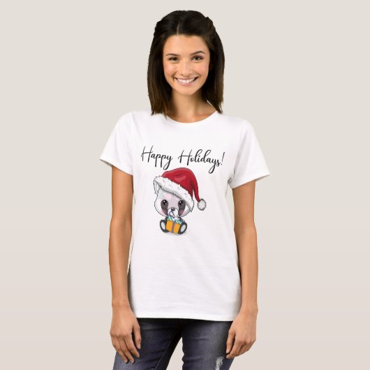 Prettige feestdagen Nee! Christmas T-shirt (Voorkant volledig)