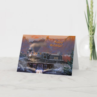 Prettige feestdagen Nee! Colorado Stoomtrein/sneeu