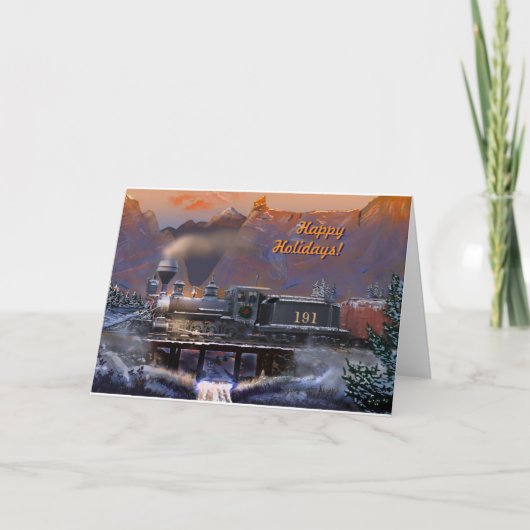 Prettige feestdagen Nee! Colorado Stoomtrein/sneeu (Voorkant)