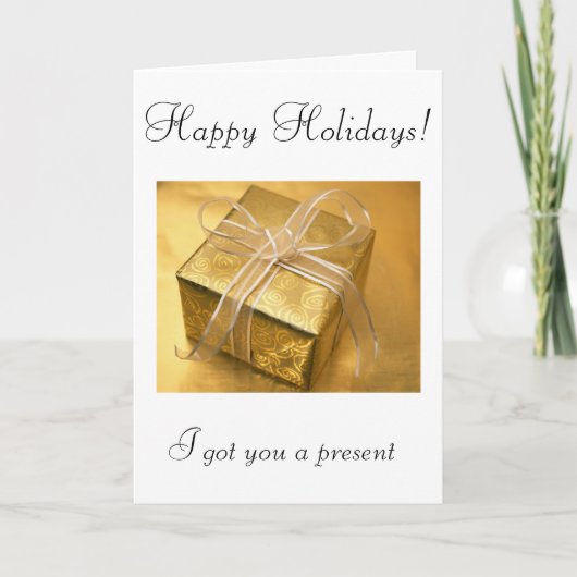 Prettige feestdagen Nee! (Groeten van het bureau) (Voorkant)