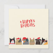 Prettige feestdagen Nee! Schattigee kerstkatten - Feestdagenkaart (Voorkant)