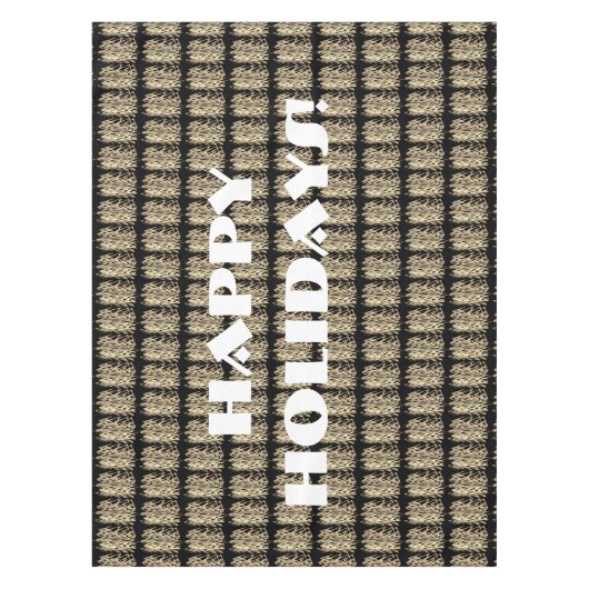 Prettige feestdagen Nee! Tafelkleed (Voorkant)