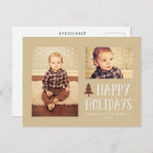 Prettige feestdagen Neutraal? Christmas 2 Foto Bri (Voorkant / Achterkant)