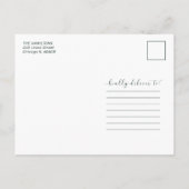 prettige feestdagen New Home Moving Notice Foto (Achterkant)