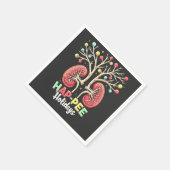 Prettige Feestdagen Nierdialyse Nierbewustzijn Ker Servet (Hoek)