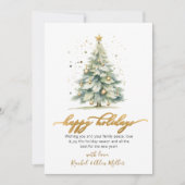 Prettige feestdagen Niet Foto Kerstboom Kaarten (Voorkant)