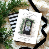 Prettige feestdagen Nieuwe Home Zwart Ijzer Waterv Feestdagenkaart