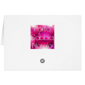 prettige feestdagen - Nieuwe kerstkaart voor adres (Achterkant Horizontaal)