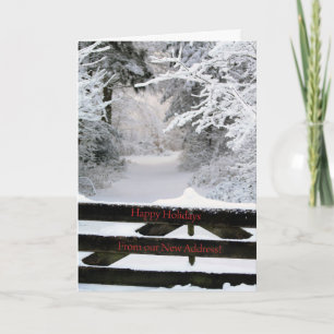 prettige feestdagen - Nieuwe kerstkaart voor adres Kaart