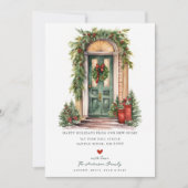 Prettige feestdagen Nieuwe startpunt verplaatsen Aankondiging (Voorkant)