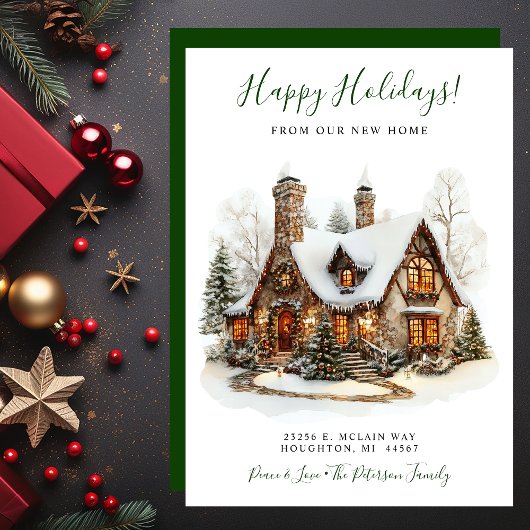 Prettige feestdagen Nieuwe startpunt verplaatsen Aankondiging