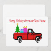 prettige feestdagen nieuwe thuisauto en nieuwe str feestdagenkaart (Voorkant / Achterkant)