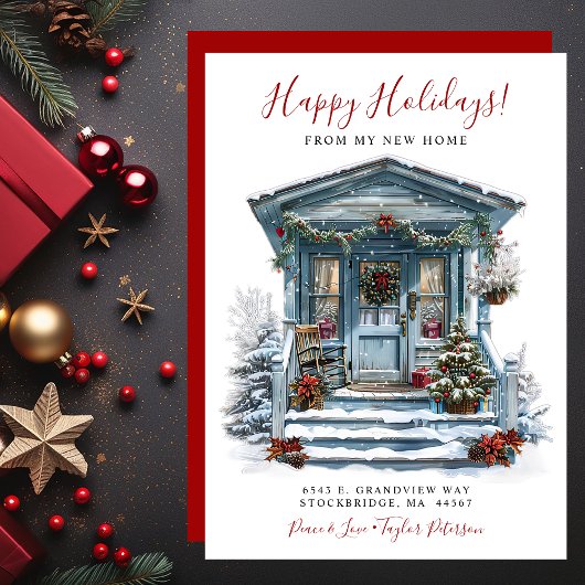 Prettige feestdagen · Nieuwe voordeur voor huis in Aankondiging