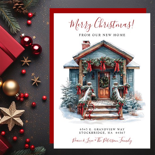 Prettige feestdagen · Nieuwe voordeur voor huis in Aankondiging