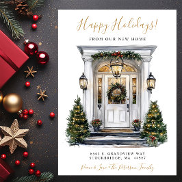 Prettige feestdagen · Nieuwe voordeur voor huis in Aankondiging