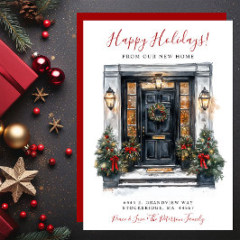 Prettige feestdagen · Nieuwe voordeur voor huis in Aankondiging