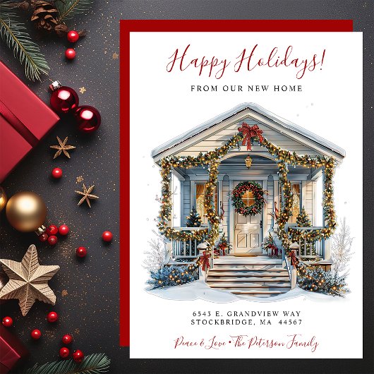 Prettige feestdagen · Nieuwe voordeur voor huis in Aankondiging