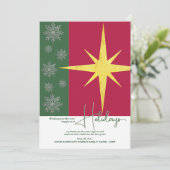 Prettige feestdagen Nieuwjaar Business Budget Corp Feestdagenkaart (Staand voorkant)