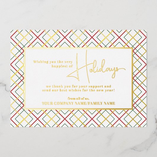 Prettige feestdagen Nieuwjaar Business Play Corpor (Voorkant)