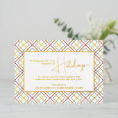 Prettige feestdagen Nieuwjaar Business Play Corpor (Staand Voorkant)