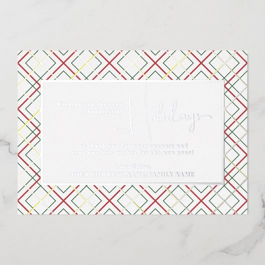 Prettige feestdagen Nieuwjaar Business Play Corpor (Voorkant)