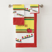 Prettige feestdagen, Nieuwjaar, Kerst handdoek Set (Insitu)