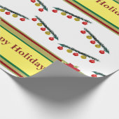 Prettige feestdagen - Nieuwjaar, Kerstmis Cadeaupapier (Hoek)