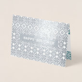 PRETTIGE FEESTDAGEN NL Aangepaste foto luxe Folie Kaarten (Voorkant)