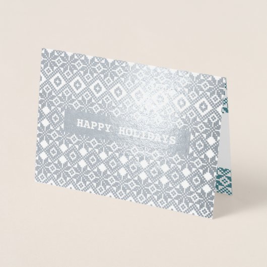 PRETTIGE FEESTDAGEN NL Aangepaste foto luxe Folie Kaarten (Voorkant)