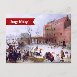 PRETTIGE FEESTDAGEN NL Fine Art Kerst Kaart