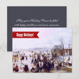 PRETTIGE FEESTDAGEN NL Fine Art Kerst Kaart