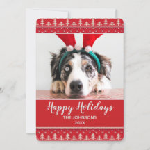 prettige feestdagen Nordic Pattern Foto