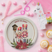 Prettige feestdagen Notenkraker Papieren Bordje (Feest)