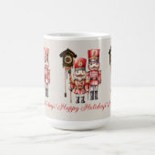 Prettige feestdagen Notenkraker Soldaten Koffiemok (Center)