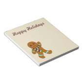 prettige feestdagen Notitieblok Gingerbrood (Schuin)