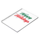 prettige feestdagen notitieboek (Linkerzijde)