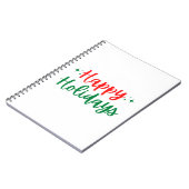 prettige feestdagen notitieboek (Linkerzijde)