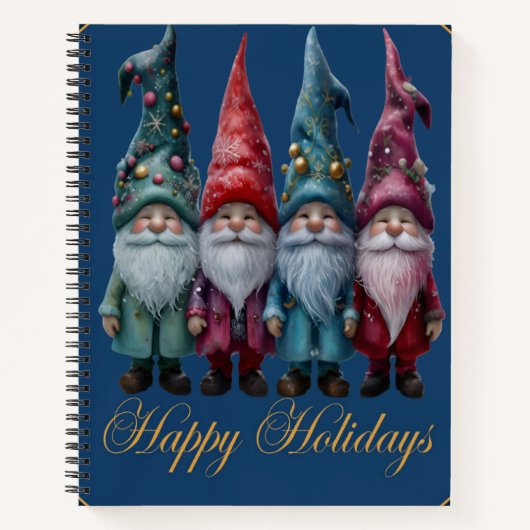 prettige feestdagen notitieboek (Voorkant)