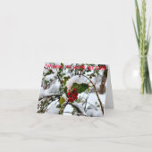 prettige feestdagen notitiekaartje (Voorkant)