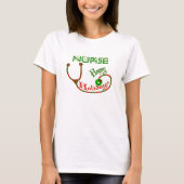 prettige feestdagen NURSE CHRISTMAS STETHO T-shirt (Voorkant)