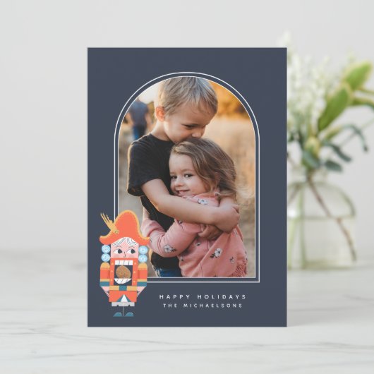 prettige feestdagen NUTCRACKER Voeg uw foto toe (Staand voorkant)