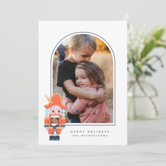 prettige feestdagen NUTCRACKER Voeg uw foto toe (Staand voorkant)