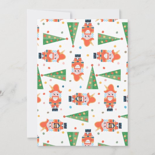 prettige feestdagen NUTCRACKER Voeg uw foto toe (Achterkant)