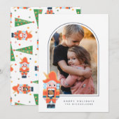 prettige feestdagen NUTCRACKER Voeg uw foto toe (Voorkant / Achterkant)