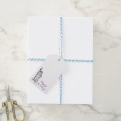 prettige feestdagen NYC Kerstmis Hanukkah Gift Lab Cadeaulabel (Met Touw)