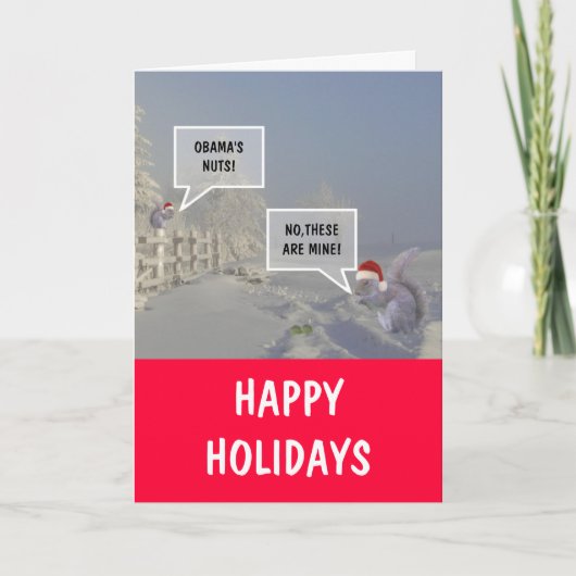 Prettige feestdagen Obama (Voorkant)