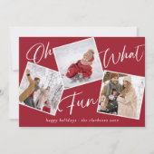 Prettige feestdagen Oh wat leuk Feestdagenkaart (Voorkant)