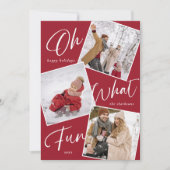 Prettige feestdagen Oh wat leuk Feestdagenkaart (Voorkant)