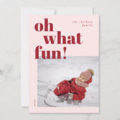 Prettige feestdagen Oh wat leuk Feestdagenkaart (Voorkant)