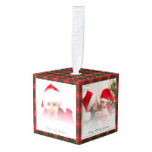 prettige feestdagen oma Baby Foto's Kerstmis Decoratie (Voorkant hoekig)